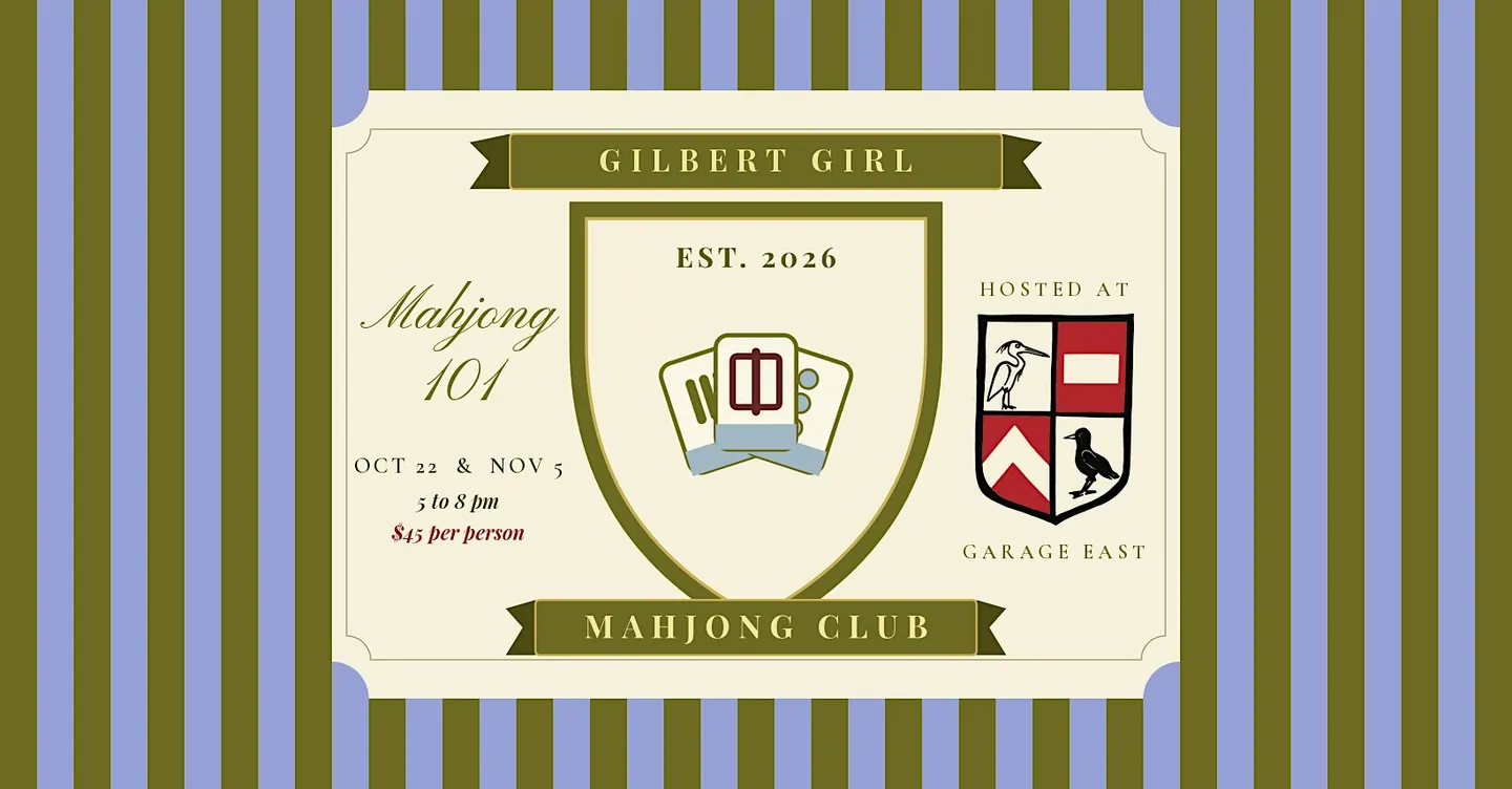 Mahjong 101 at Garage East