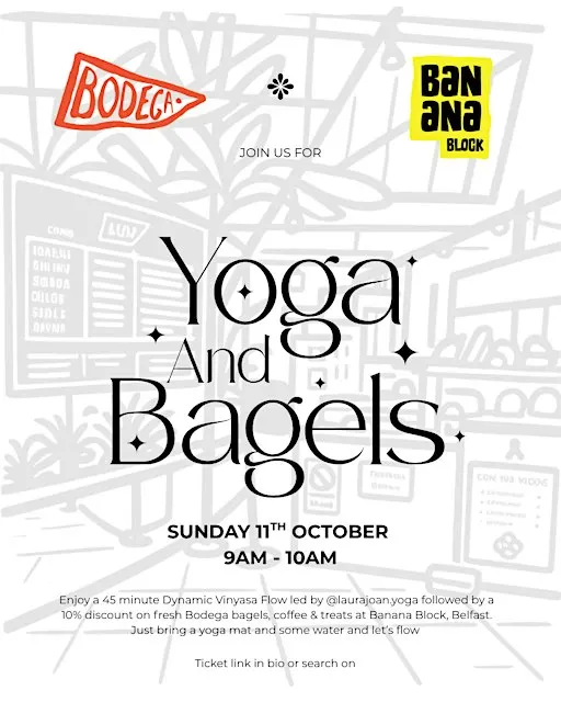 Yoga and bagels