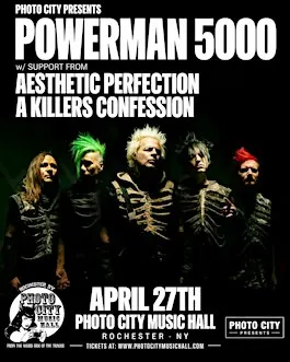 Powerman 5000 - w/ Aesthetic Perfection & A Killer's Confession