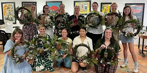 Christmas wreath workshop