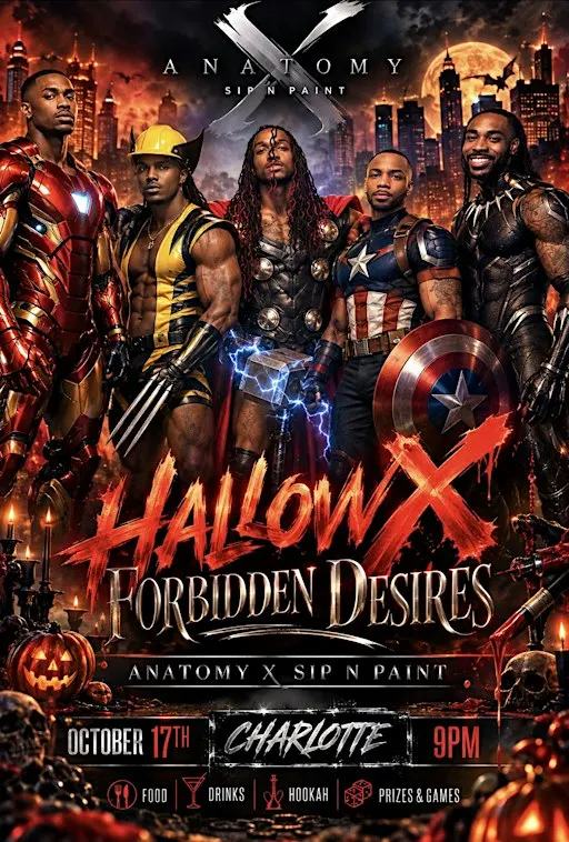 ANATOMY X SIP N’ PAINT PRESENTS: HALLOW X FORBIDDEN DESIRES