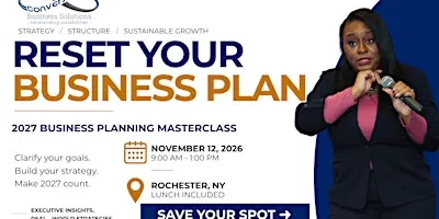 Reset Your Business Plan