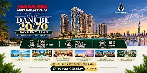 Danube 20/70 Payment Plan | Free Ticket to High-ROI Dubai Property