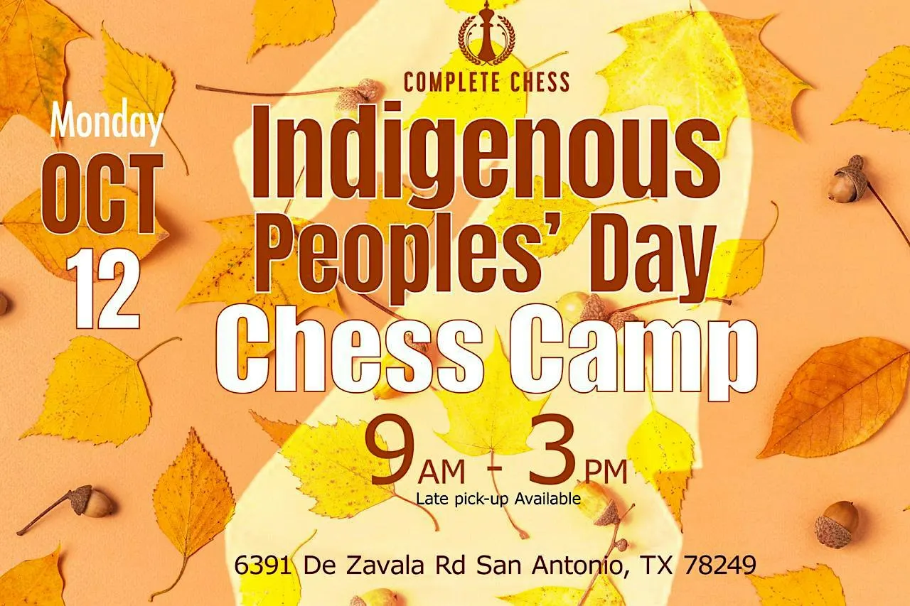 Indigenous Peoples' Day Chess Camp