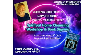 Spiritual Home Cleansing Workshop & Book Signing