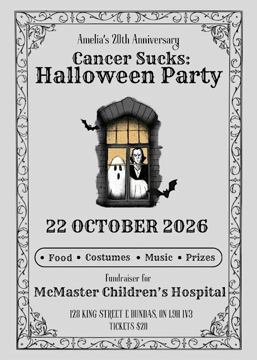 Amelia's 20th Anniversary - Cancer Sucks: Halloween Party!