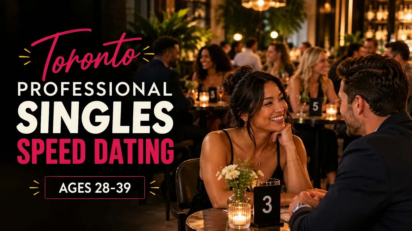 Toronto Professional Singles Speed Dating (Ages 28-39)