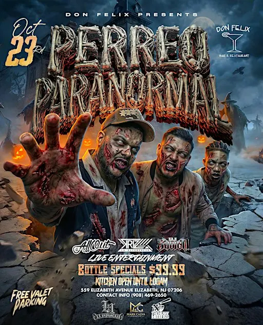 October 23RD Perreo Paranormal - DJ ALLOUT - DJ KRIZ - DJ SADICO