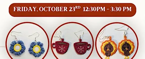 Jewelry-making with Embroidery Machine Class