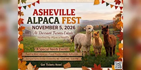 Alpaca Fest Asheville | Free Special Needs-Friendly Family Event