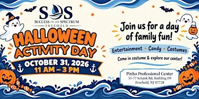 Free Autism Halloween Activity Day!