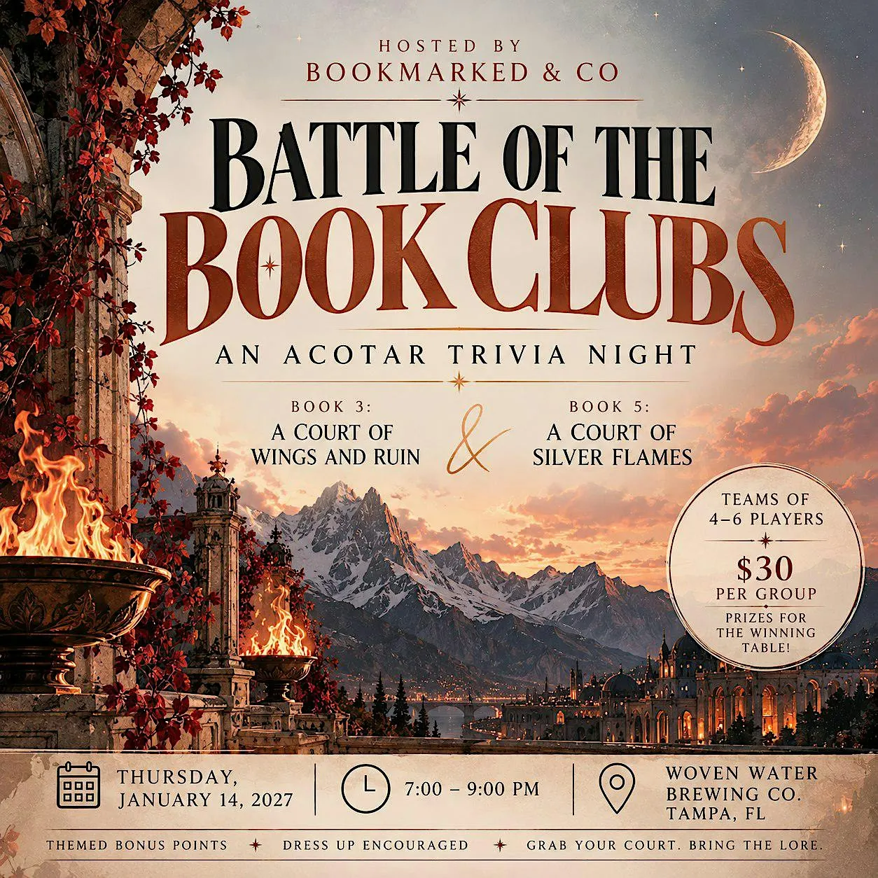 Battle of the Book Clubs: ACOTAR 2nd Edition