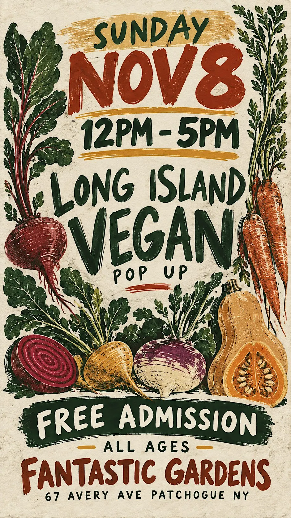 Long Island Vegan Pop Up
