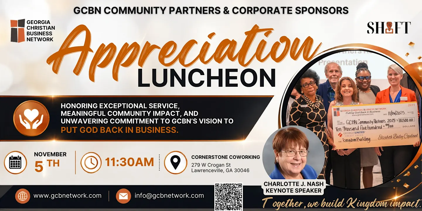 Community Partners & GCBN Corporate Sponsors Appreciation Luncheon