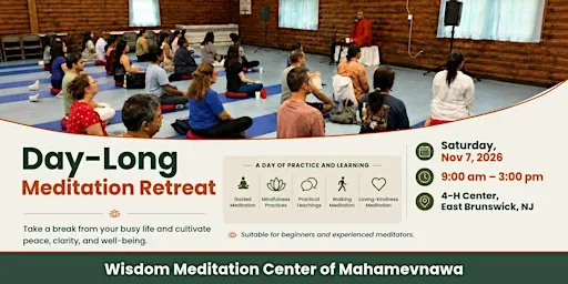 Day-Long Meditation Retreat in East Brunswick, NJ