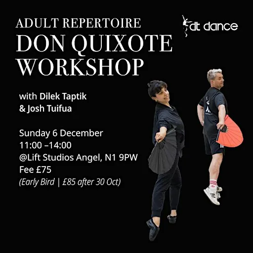 ADULT REPERTOIRE BALLET WORKSHOP : Don Quixote Part#3