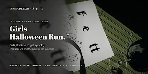 Girls Halloween Run x fett Weinbar