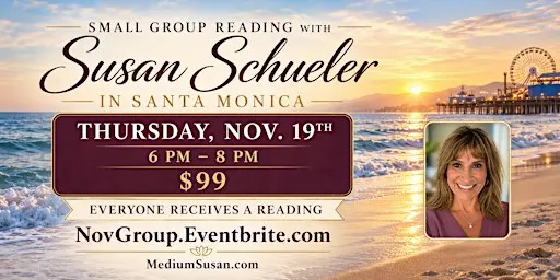Small Group Reading with Susan Schueler in Santa Monica (November 2026)