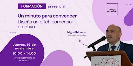 Formación gratis | Un minuto para convencer: diseña un pitch comercial