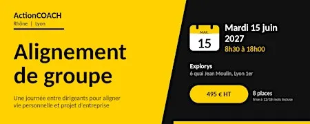 Alignement de groupe Juin 2027