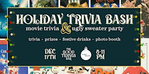 Holiday Trivia Bash: Movie Trivia & Ugly Sweater Party