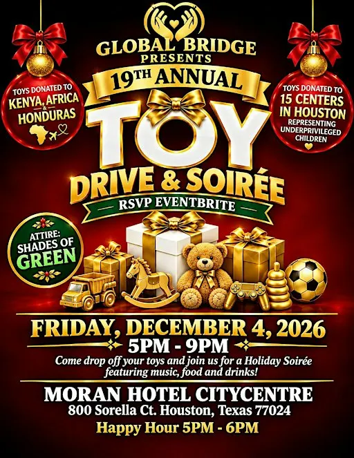 Global Bridge Annual Toy Drive & Soiree (Free RSVP & Parking)