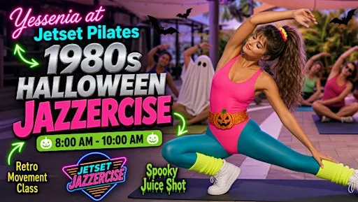 RISE & THRIVE - HALLOWEEN 80's Jazzercize - Presented by Food and Thought 2