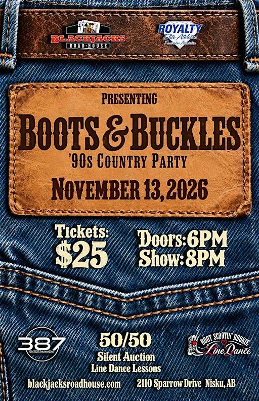 Boots & Buckles 90s Country Party