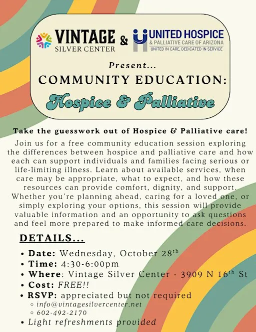 Hospice & Palliative Care - Community Education