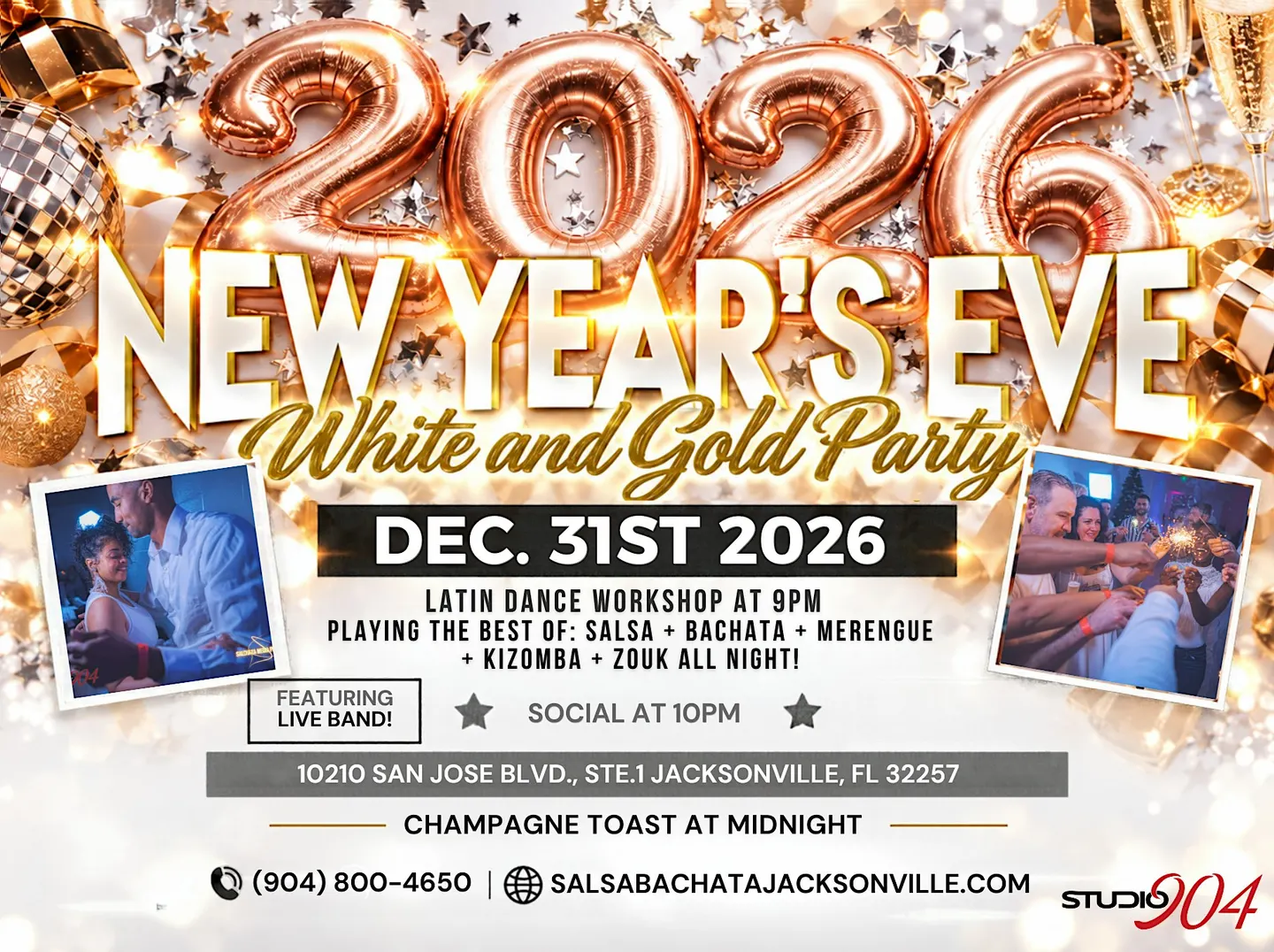 New Year's Eve Latin Night Social with LIVE BAND!