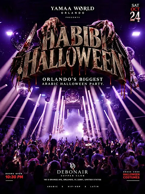 HABIBI HALLOWEEN ORLANDO @ DEBONAIR | SAT OCT 24 | (18+)