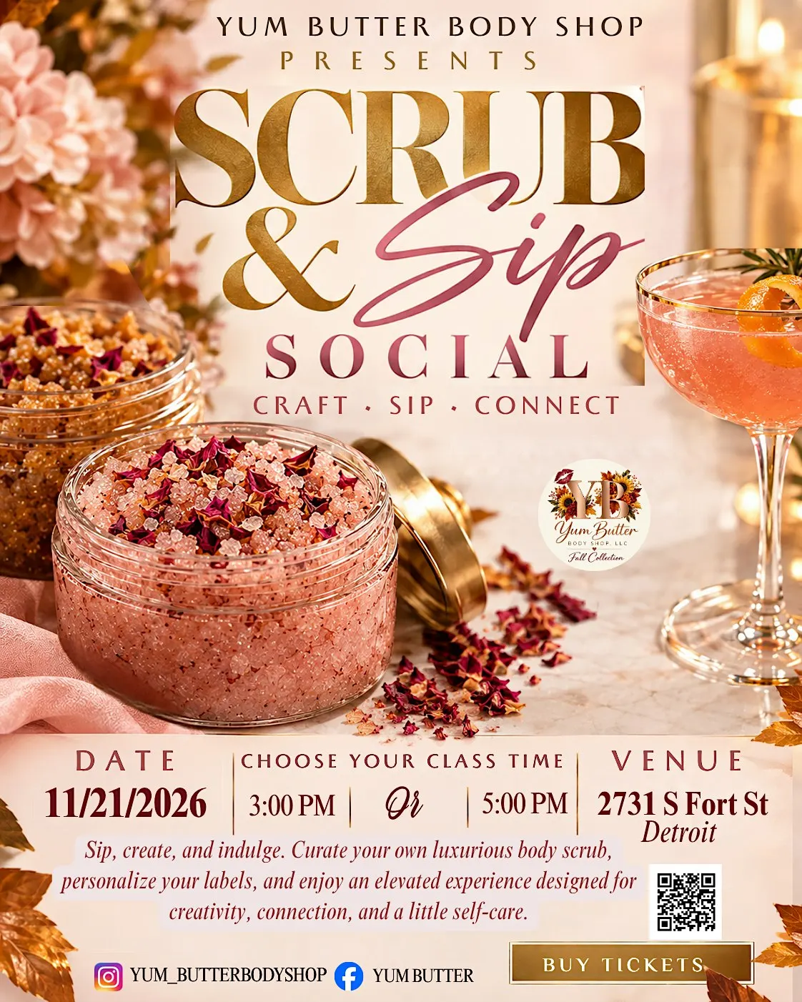 Scrub & Sip Social