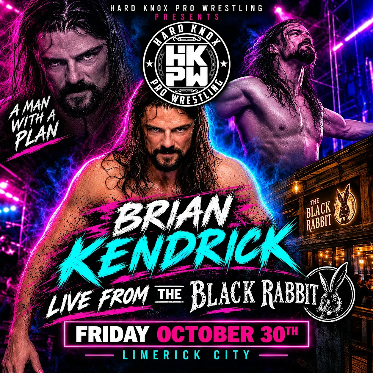 Hard Knox Pro Wrestling 'Live' from The Black Rabbit.