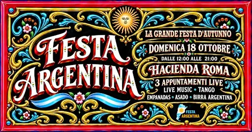 Festa Argentina – Musica dal vivo, tango, asado ed empanadas