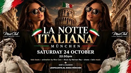 La Notte Italiana! Samstag 24 Oktober 2026