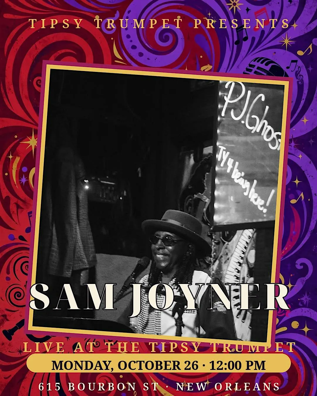 Sam Joyner Live at Tipsy Trumpet (Oct 26)