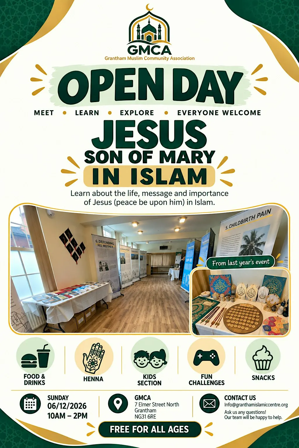 FREE Discover Islam – GMCA Open Day - Jesus Exhibition