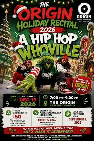 The Origin Presents: A Hip Hop Whoville Holiday Showcase