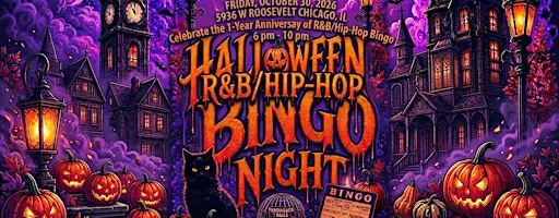 Halloween R&B/Hip-Hop Bingo Night
