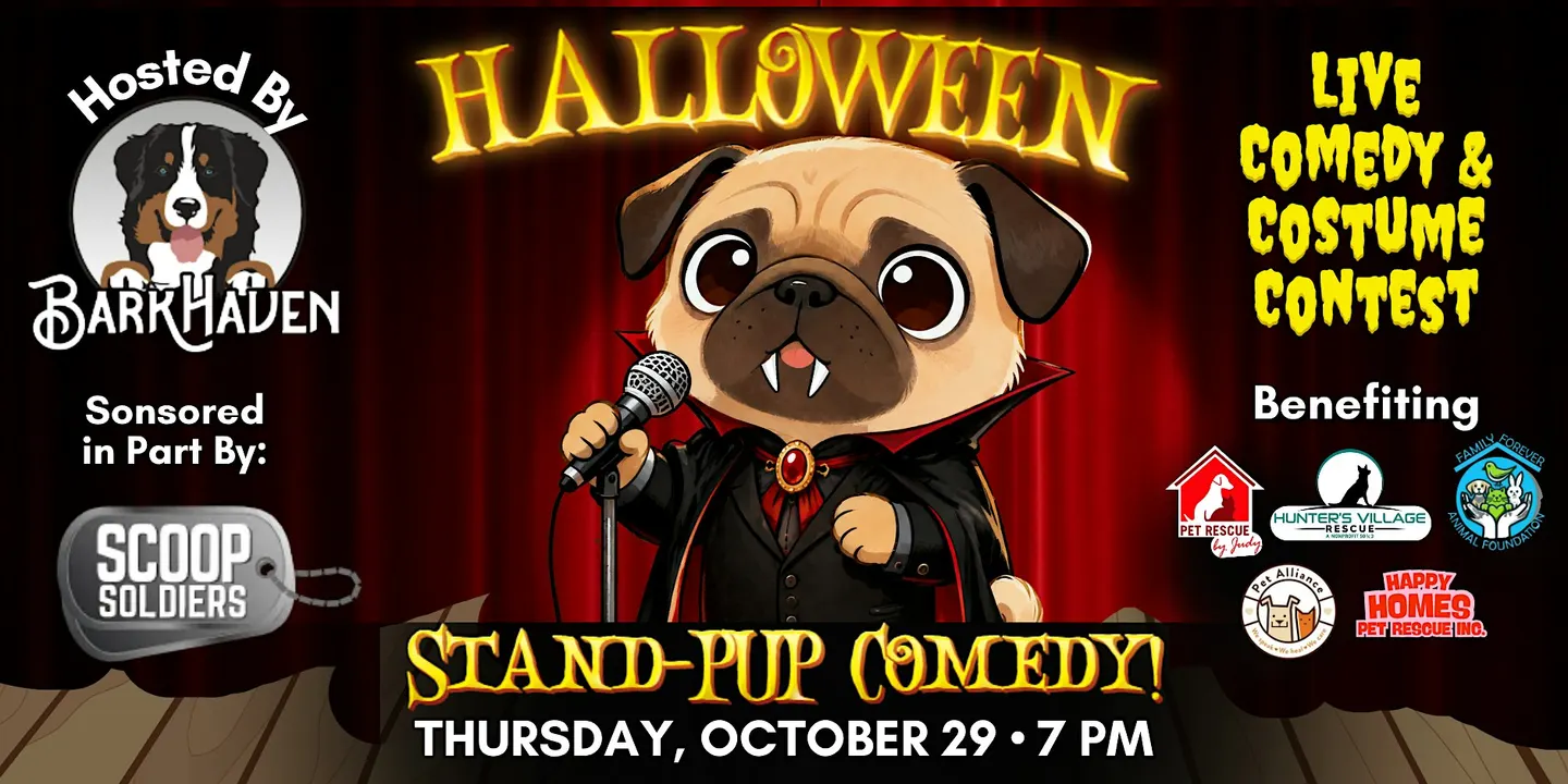 Stand-Pup Comedy at BarkHaven