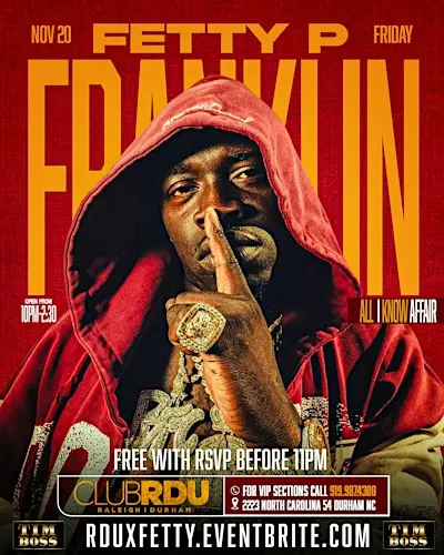 Fetty P takes over CLUB RDU