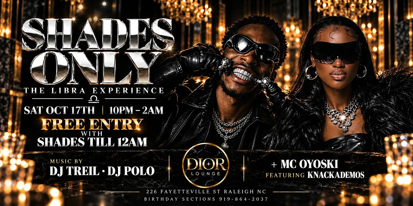 SHADES ONLY PARTY: The Libra Experience
