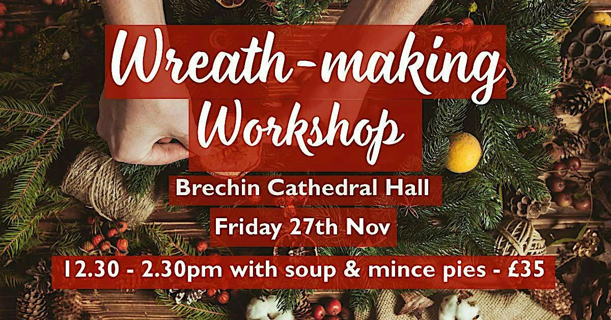 Christmas Wreath Making Workshop With Florist Sharon Greasley