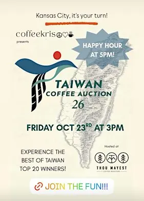 Best of Taiwan Auction Coffee Cupping at Thou Mayest Coffee Roasters