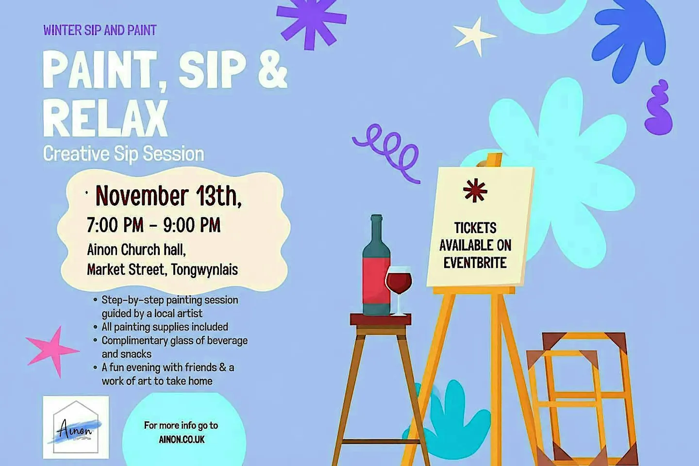 Winter Paint and Sip