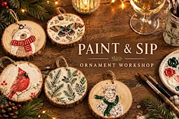 Paint & Sip: Christmas Ornament Workshop