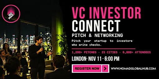 Investor Connect: Pitch & Networking — London