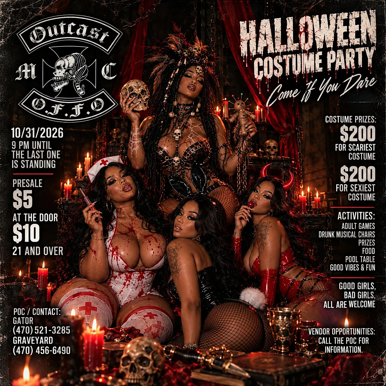 Adult Halloween Costume Party