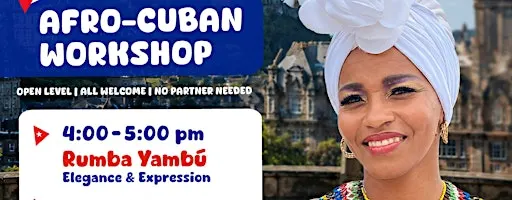 Afro-Cuban Dance Workshops – Yambú & Columbia with Ariagna Aties