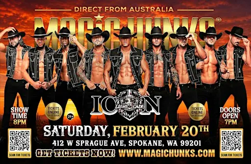 MAGIC HUNKS AUSTRALIA -TAKEOVER -SPOKANE,WA!